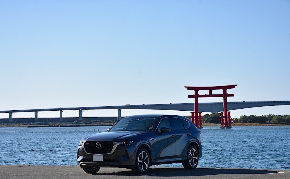 車の写真撮影スポット:浜名湖弁天島(静岡県浜松市)