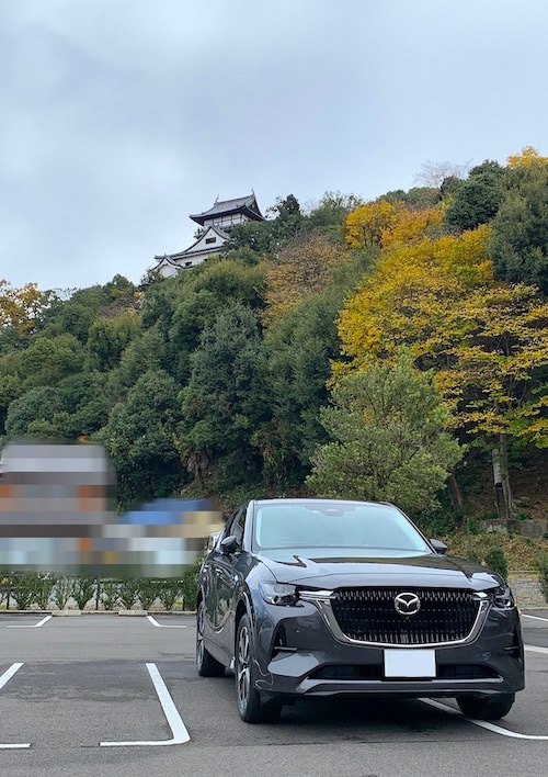 車の写真撮影スポット：犬山城（愛知県犬山市）