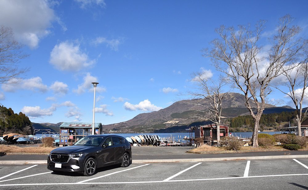 車の写真撮影スポット：芦ノ湖（神奈川県足柄下郡箱根町）