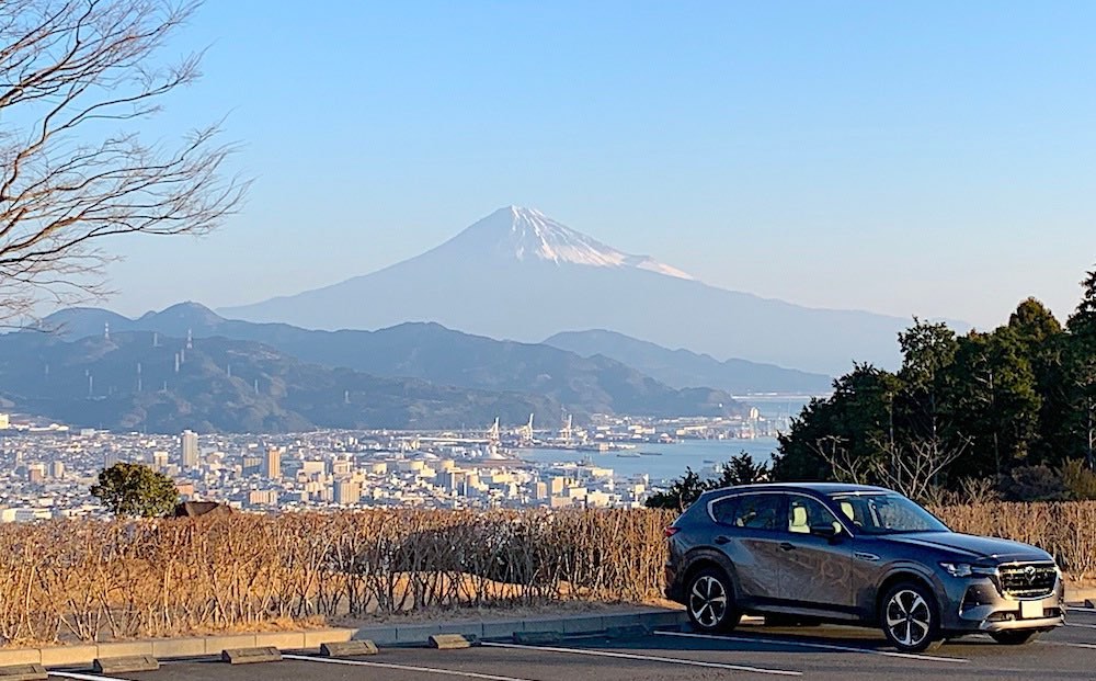 車の写真撮影スポット:日本平(静岡県静岡市)