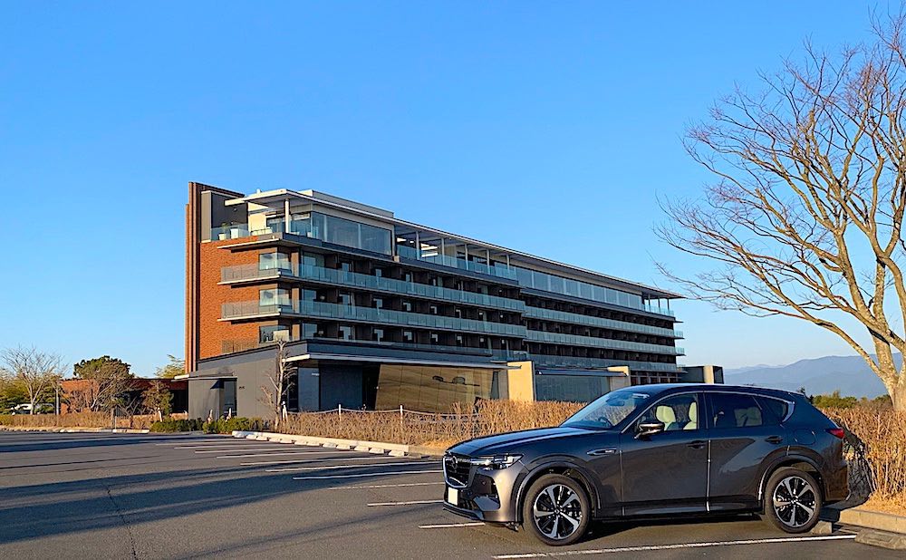 車の写真撮影スポット：日本平ホテル（静岡県静岡市）