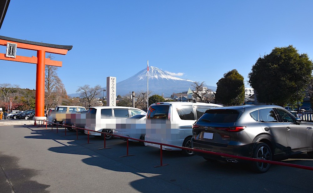 車の写真撮影スポット：富士山本宮浅間大社（静岡県富士宮市）