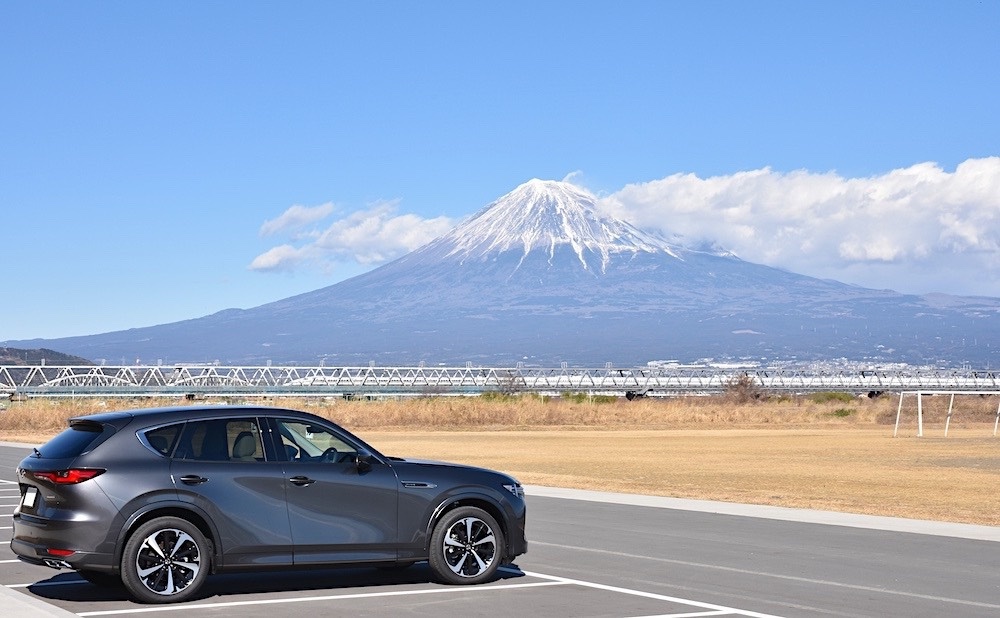 車の写真撮影スポット：富士川（静岡県静岡市）