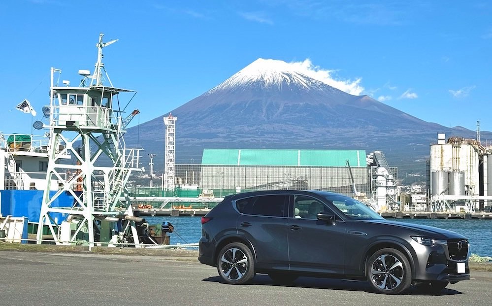 車の写真撮影スポット：田子の浦港（静岡県富士市）