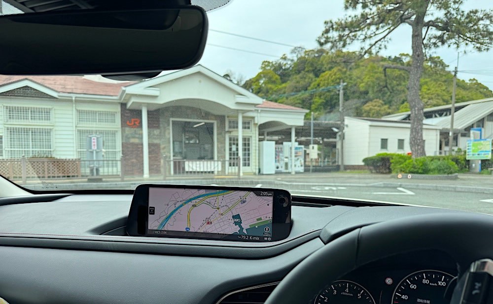 車の写真撮影スポット:用宗駅(静岡県静岡市)