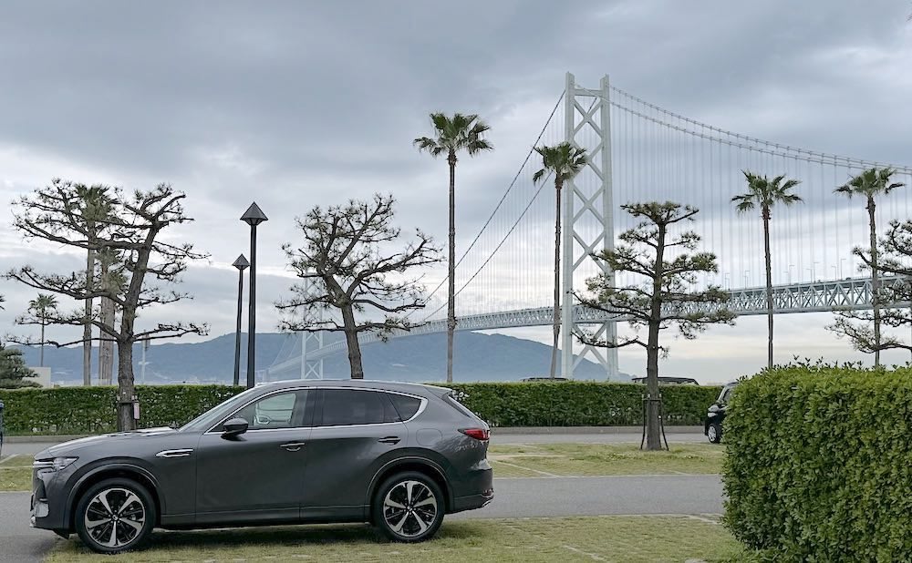 車の写真撮影スポット：明石海峡大橋（兵庫県神戸市）