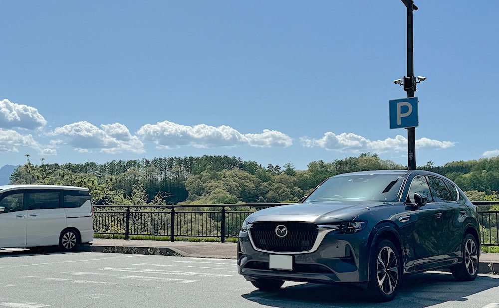 車の写真撮影スポット：八ヶ岳高原大橋（山梨県北杜市）