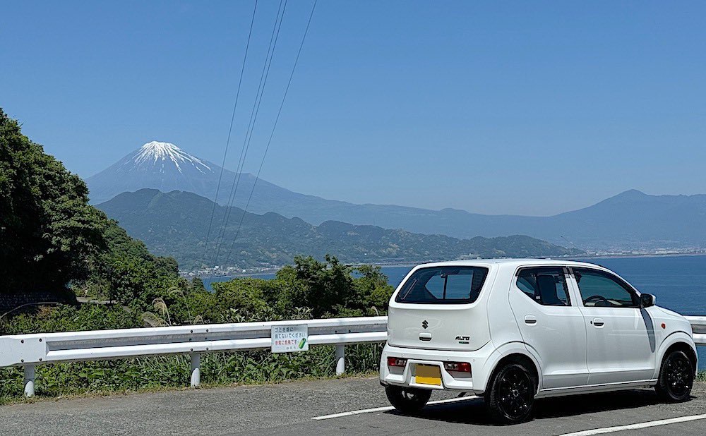 車の写真撮影スポット：薩埵峠（静岡県静岡市）
