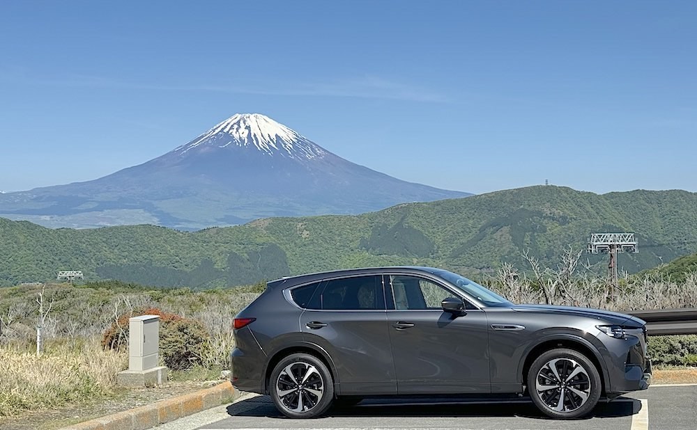 車の写真撮影スポット：大涌谷（神奈川県足柄下郡箱根町）
