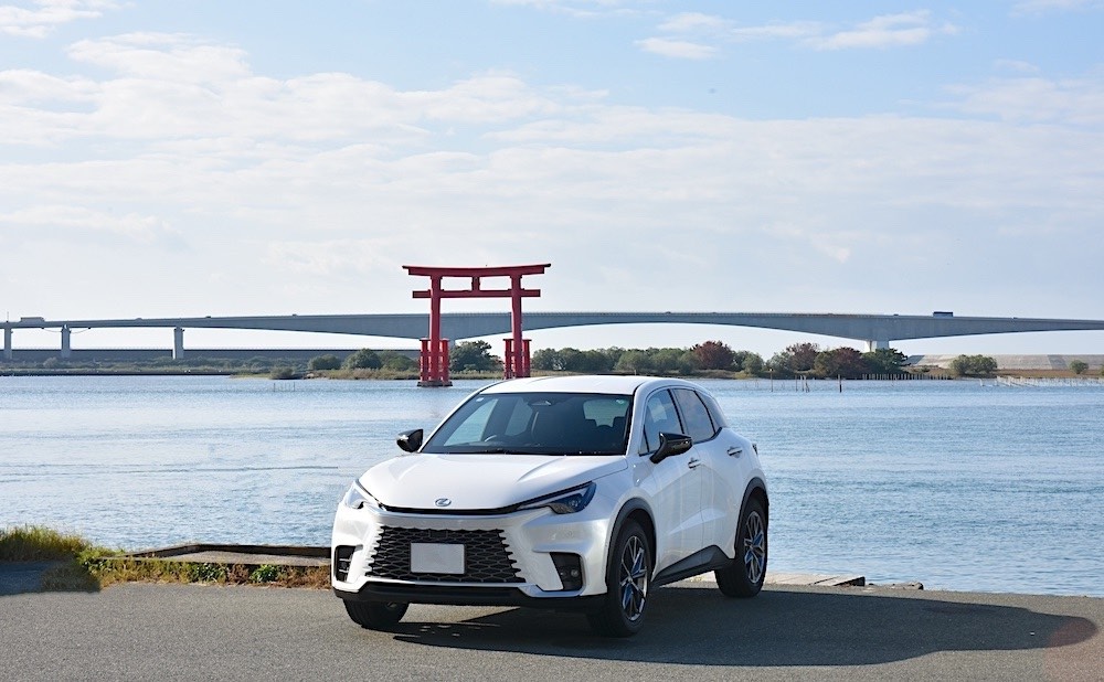 車の写真撮影スポット：浜名湖弁天島（静岡県浜松市）