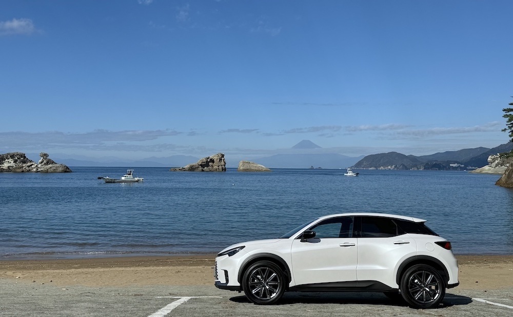 車の写真撮影スポット：雲見海岸（静岡県賀茂郡松崎町）