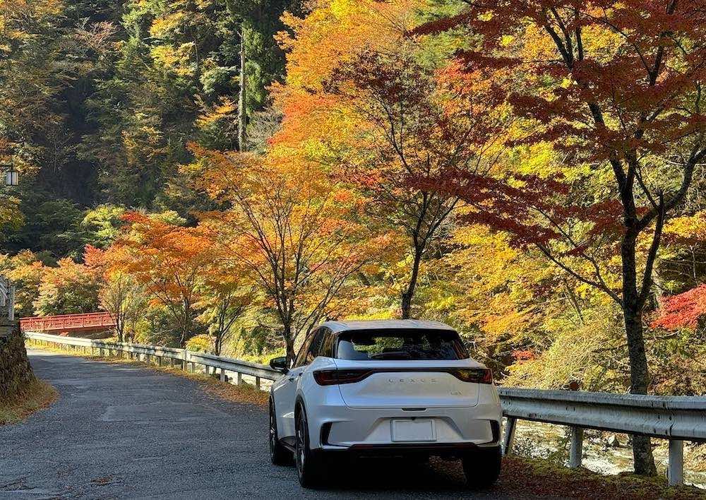 車の写真撮影スポット:梅ヶ島(静岡県静岡市)