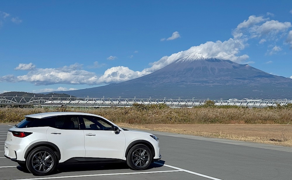 車の写真撮影スポット：富士川（静岡県静岡市）