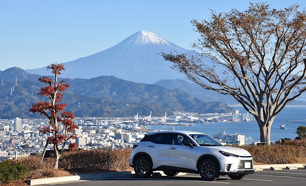 車の写真撮影スポット：日本平（静岡県静岡市）