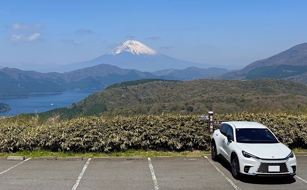 車の写真撮影スポット：大観山（神奈川県足柄下郡箱根町）